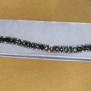 Large Smokey CZ Bracelet